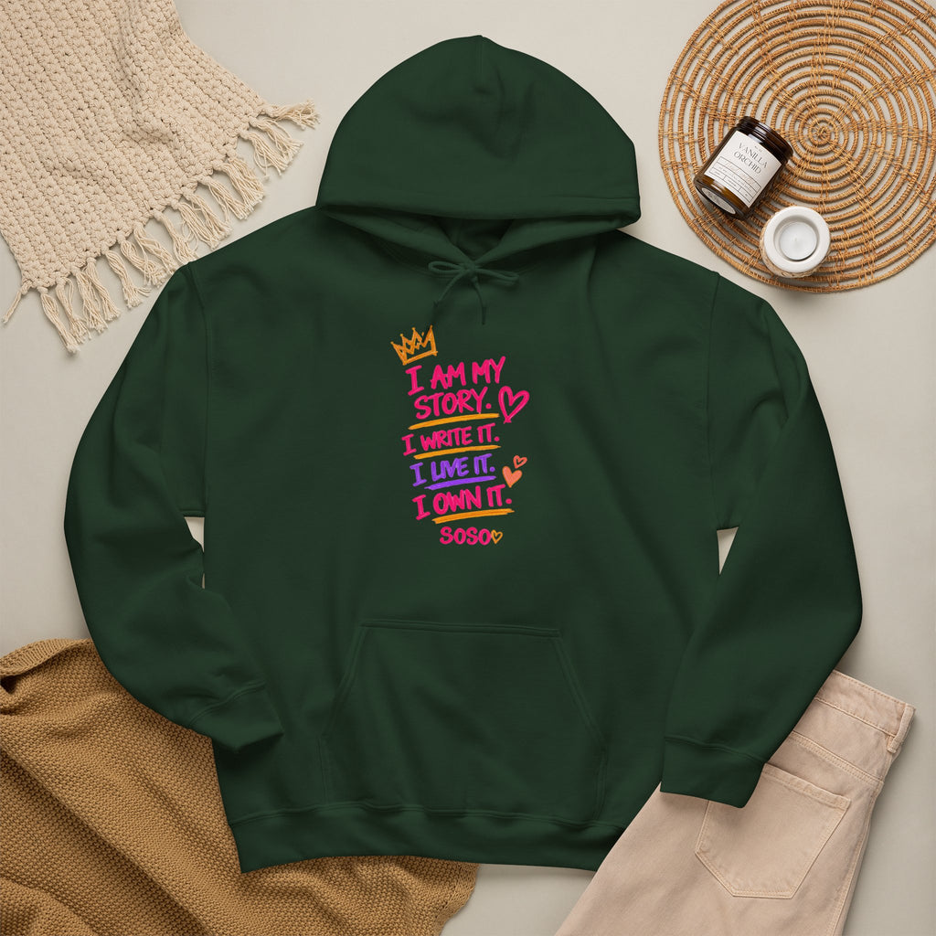 SOSO “My Story” Self-Expression Unisex Pullover Hoodie