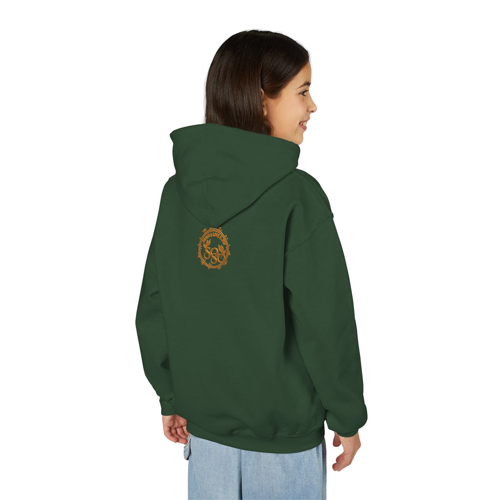 SOSO “Love, Unity & Kindness” Poodle Youth Self-Expression Pullover Hoodie