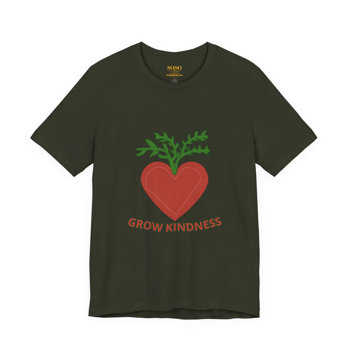 SOSO “Grow Kindness” Self-Expression Tee