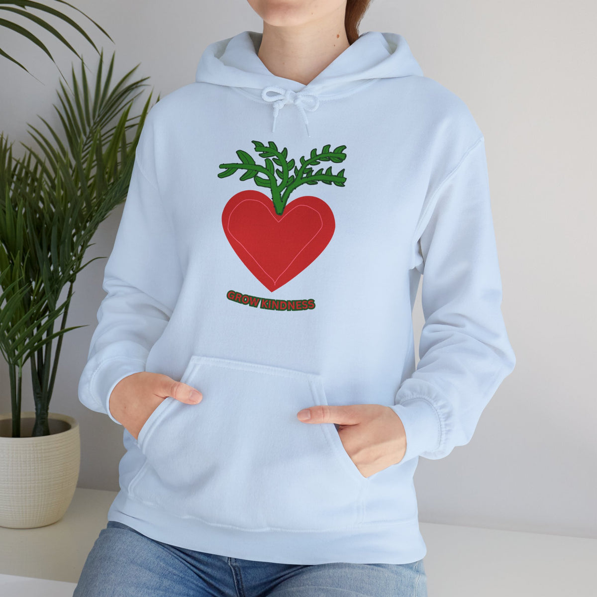 SOSO “Grow Kindness” Self-Expression Unisex Pullover Hoodie