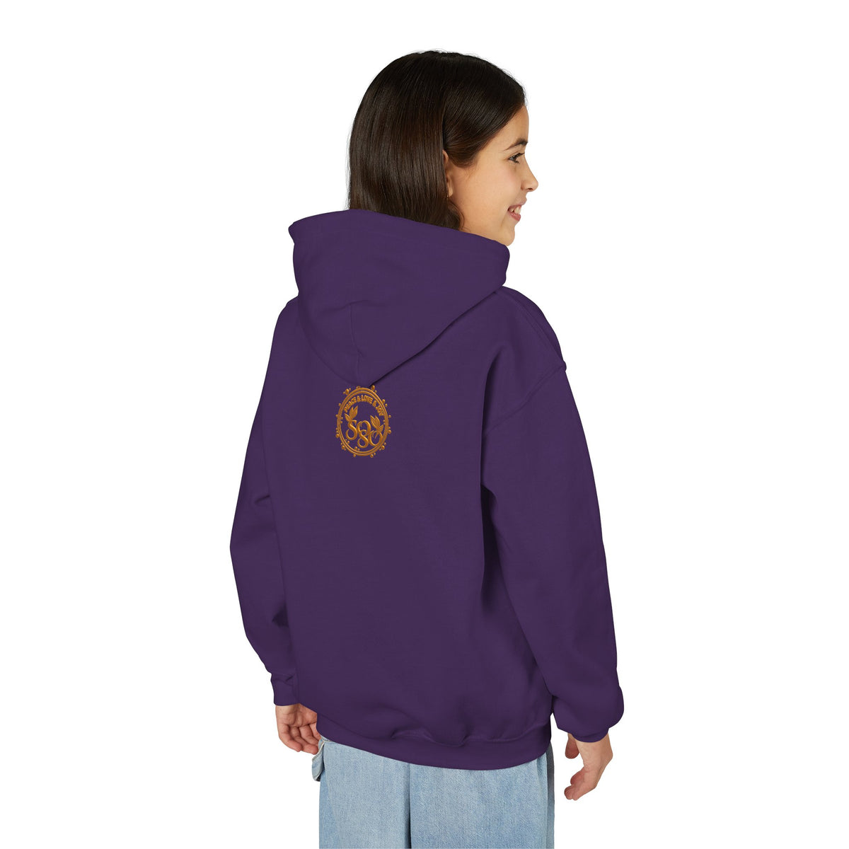 SOSO “Love, Unity & Kindness” Poodle Youth Self-Expression Pullover Hoodie