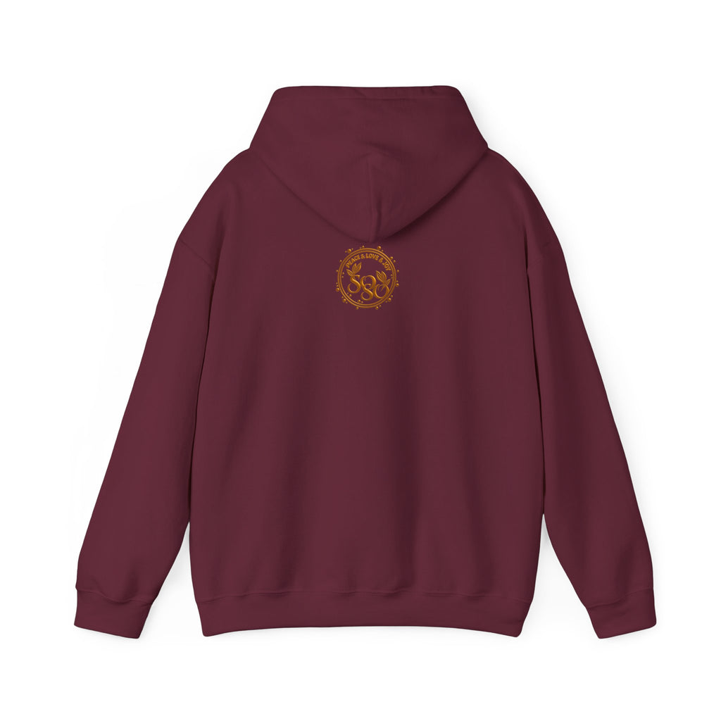 SOSO “Love, Unity & Kindness” Poodle Self-Expression Unisex Pullover Hoodie