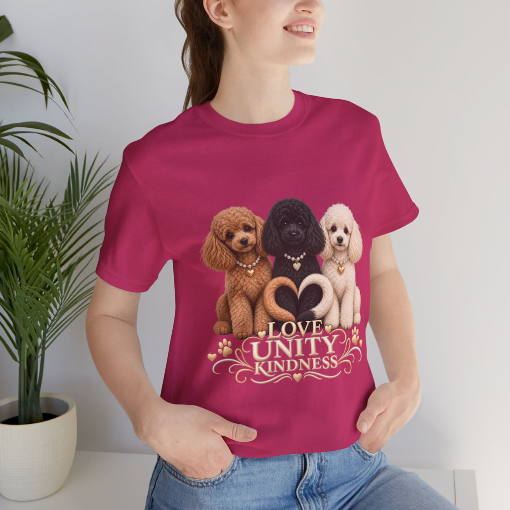 SOSO “Love, Unity & Kindness” Poodle Self-Expression Tee