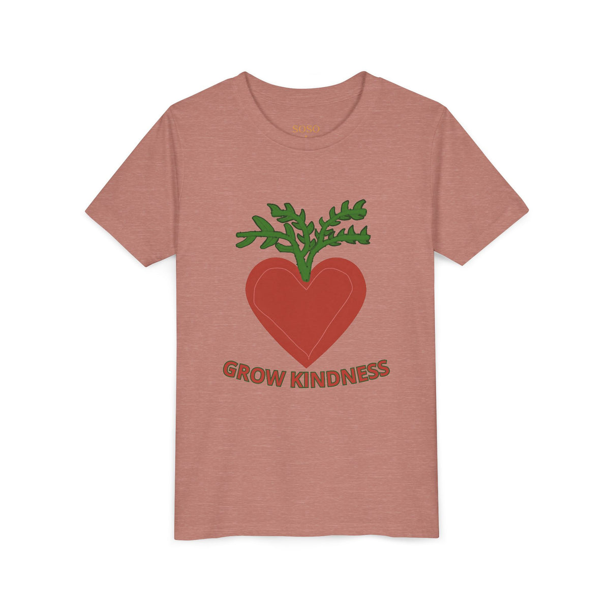 SOSO "Grow Kindness" Youth Self-Expression Tee