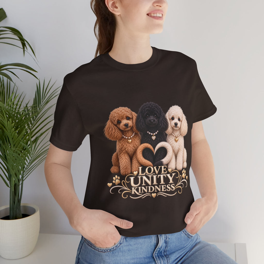 SOSO “Love, Unity & Kindness” Poodle Self-Expression Tee