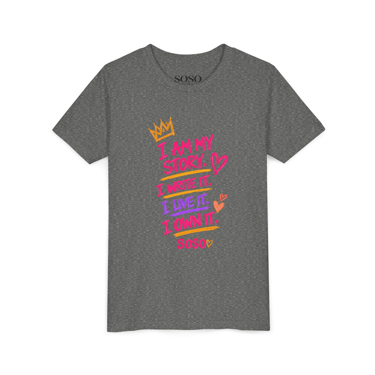 SOSO “My Story” Youth Self-Expression Tee