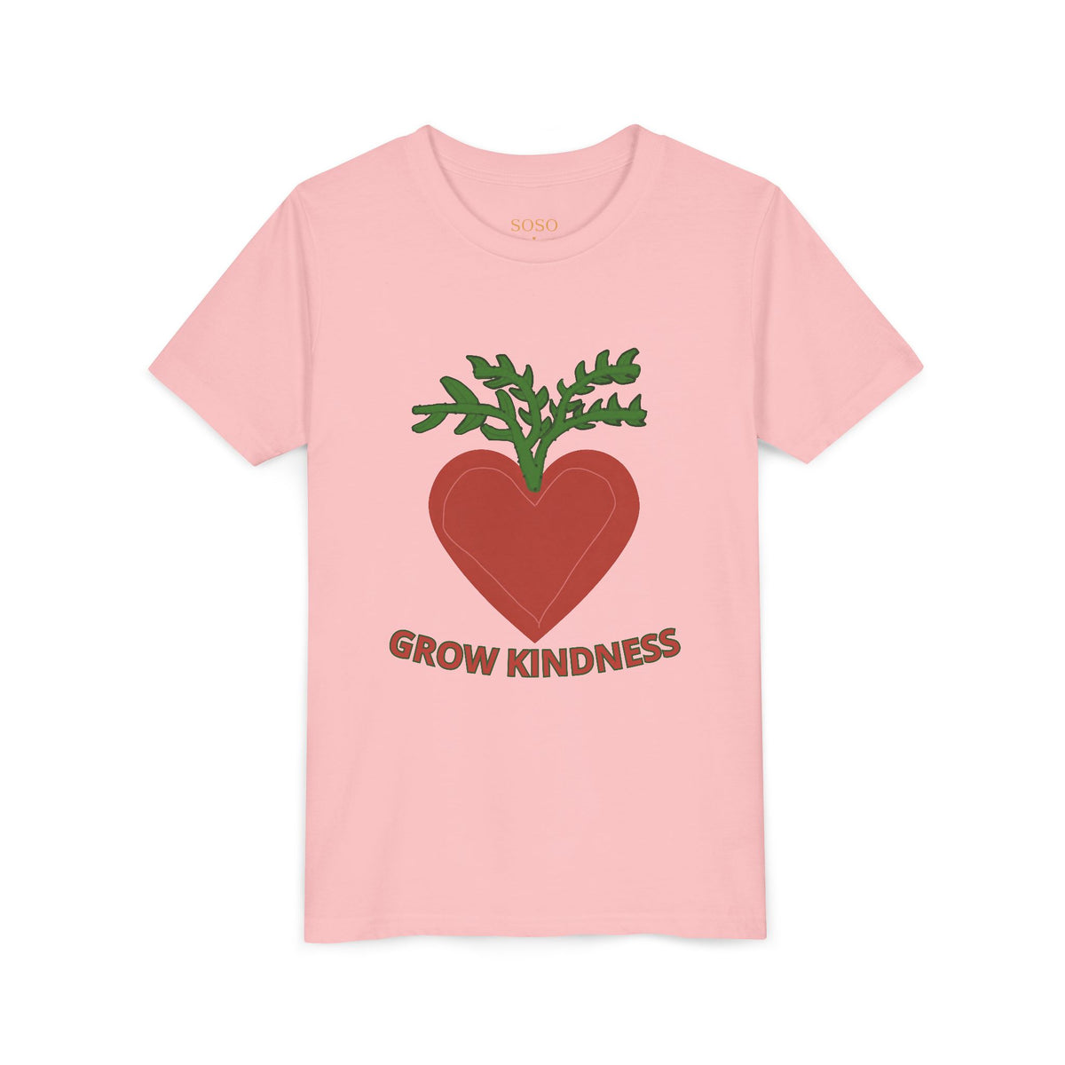 SOSO "Grow Kindness" Youth Self-Expression Tee