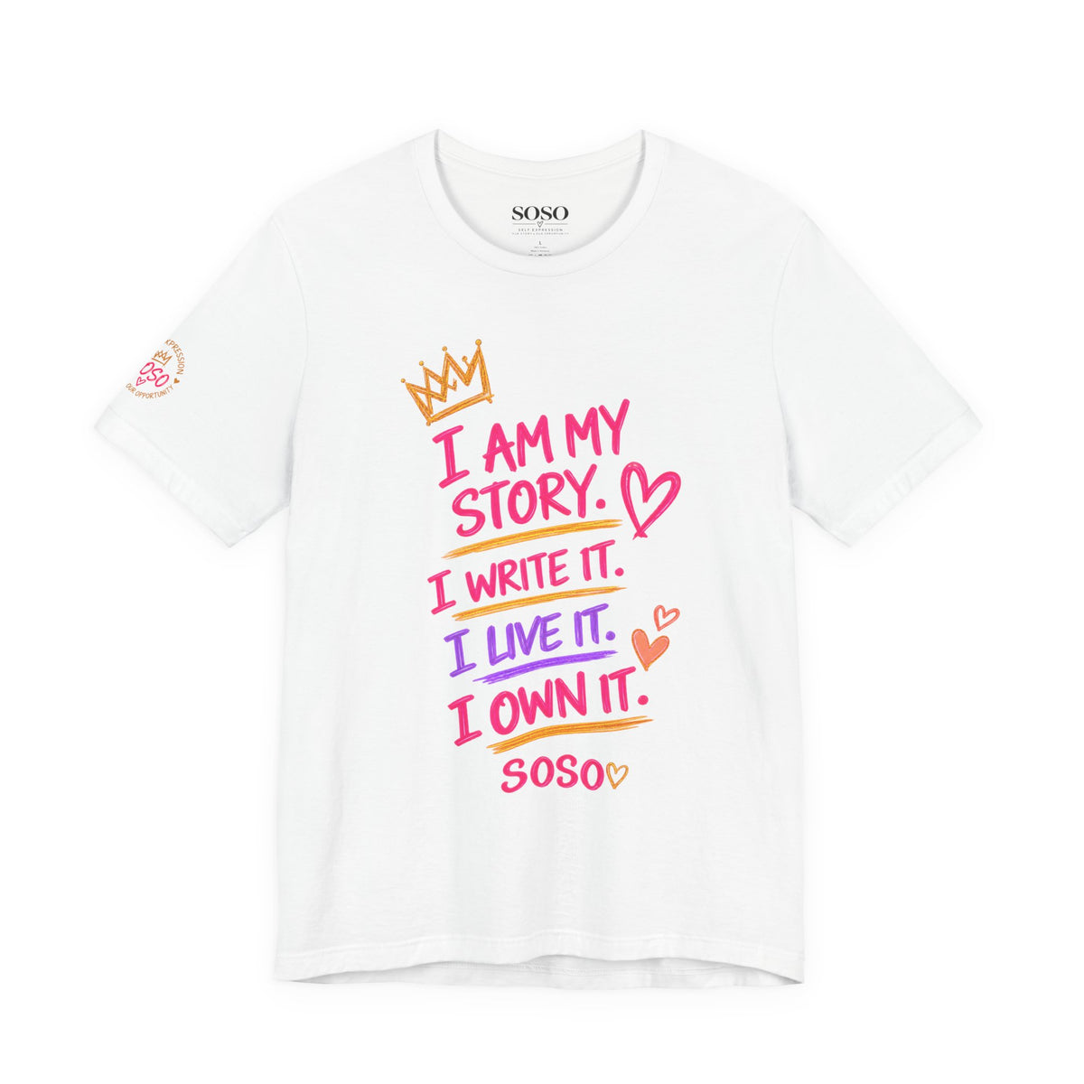 SOSO “My Story” Self-Expression Tee