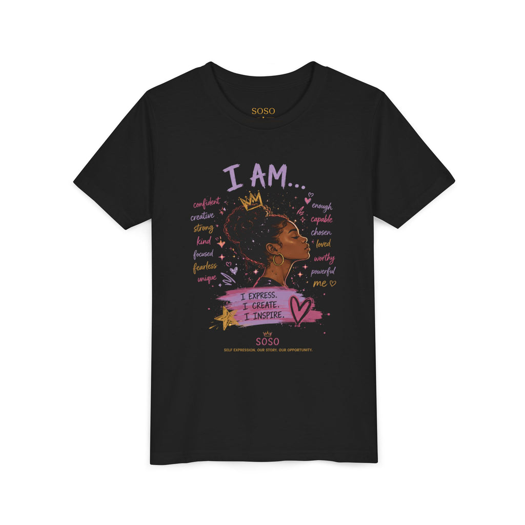 SOSO “I AM” Youth Self-Expression Tee