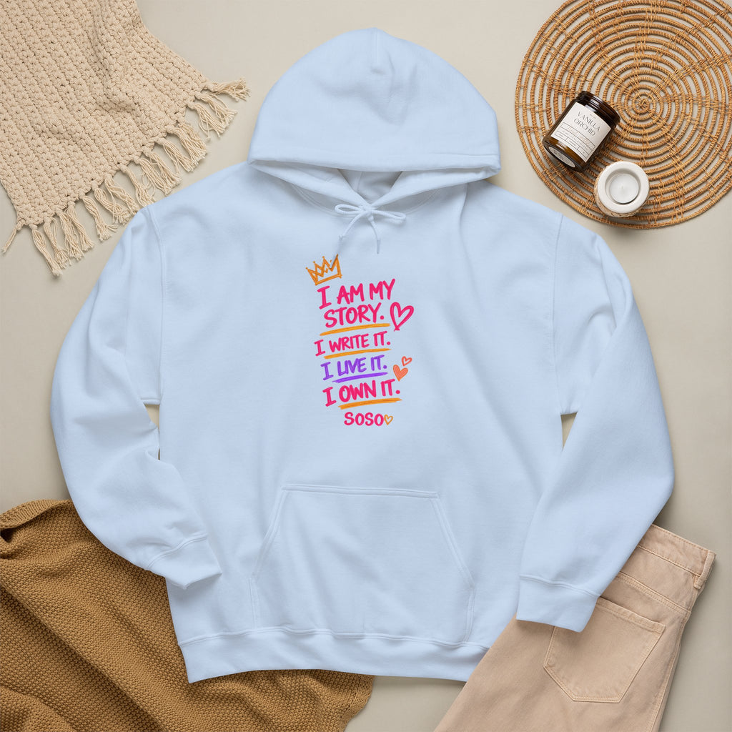 SOSO “My Story” Self-Expression Unisex Pullover Hoodie