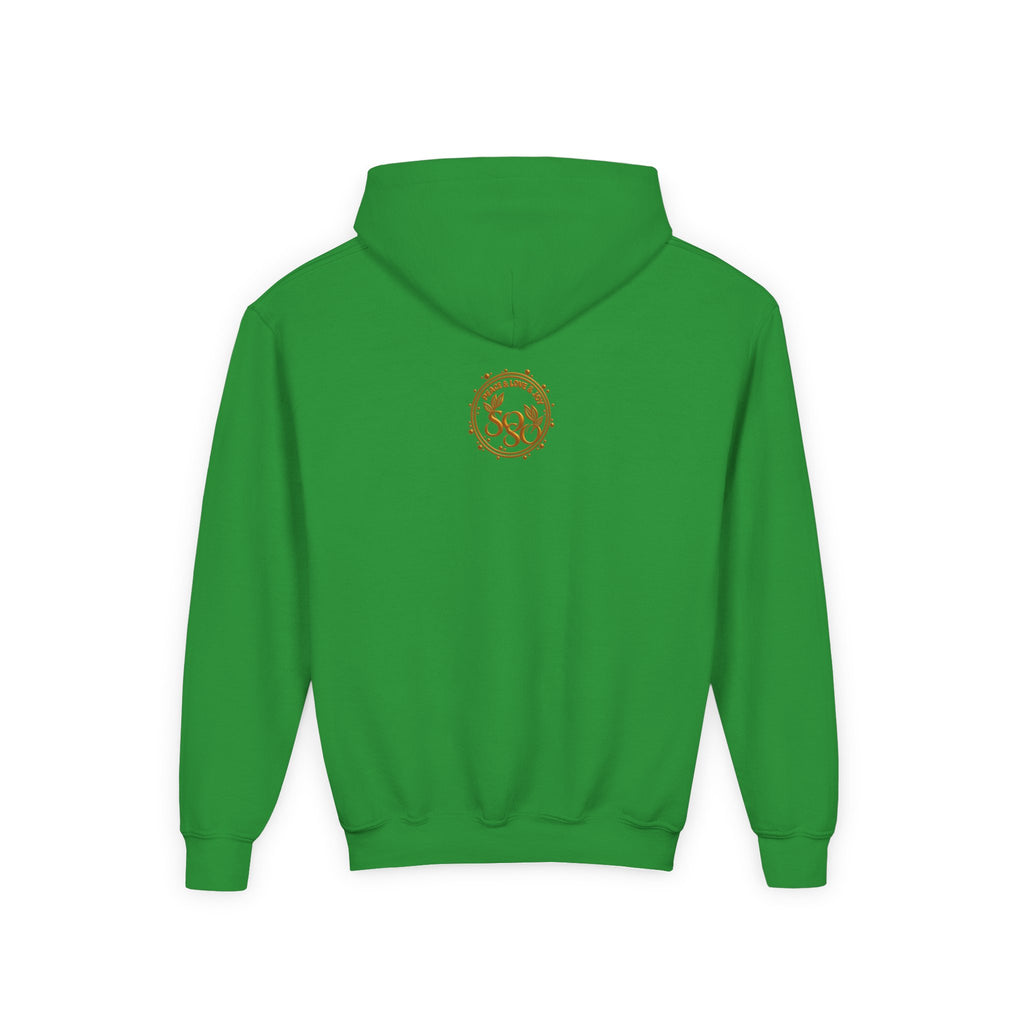 SOSO “Love, Unity & Kindness” Poodle Youth Self-Expression Pullover Hoodie