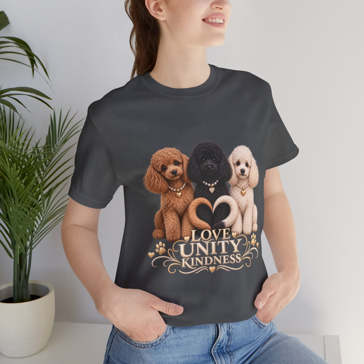 SOSO “Love, Unity & Kindness” Poodle Self-Expression Tee