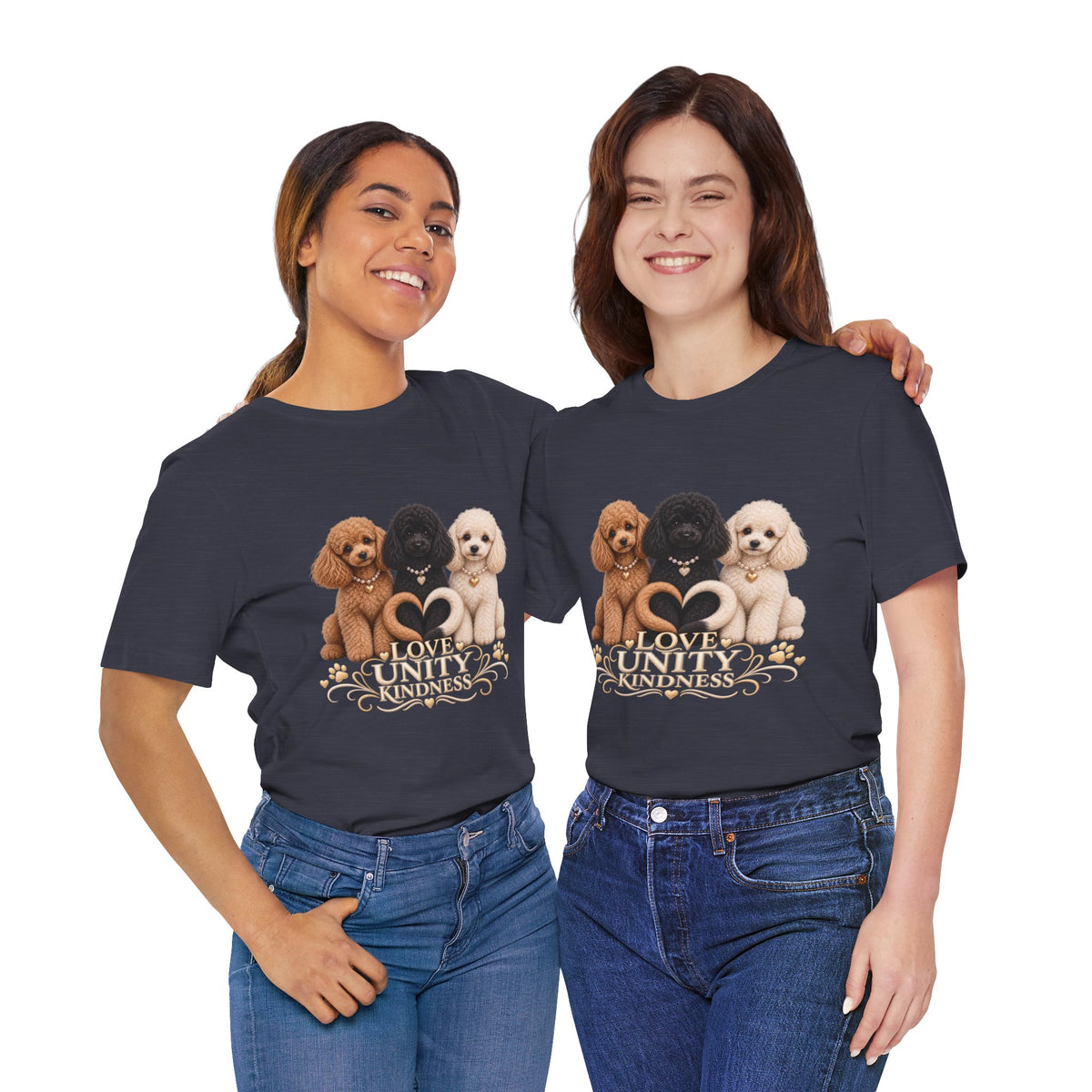SOSO “Love, Unity & Kindness” Poodle Self-Expression Tee