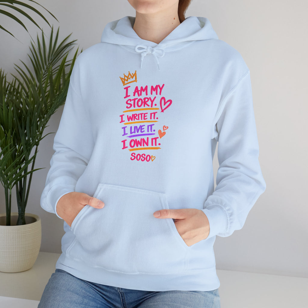 SOSO “My Story” Self-Expression Unisex Pullover Hoodie