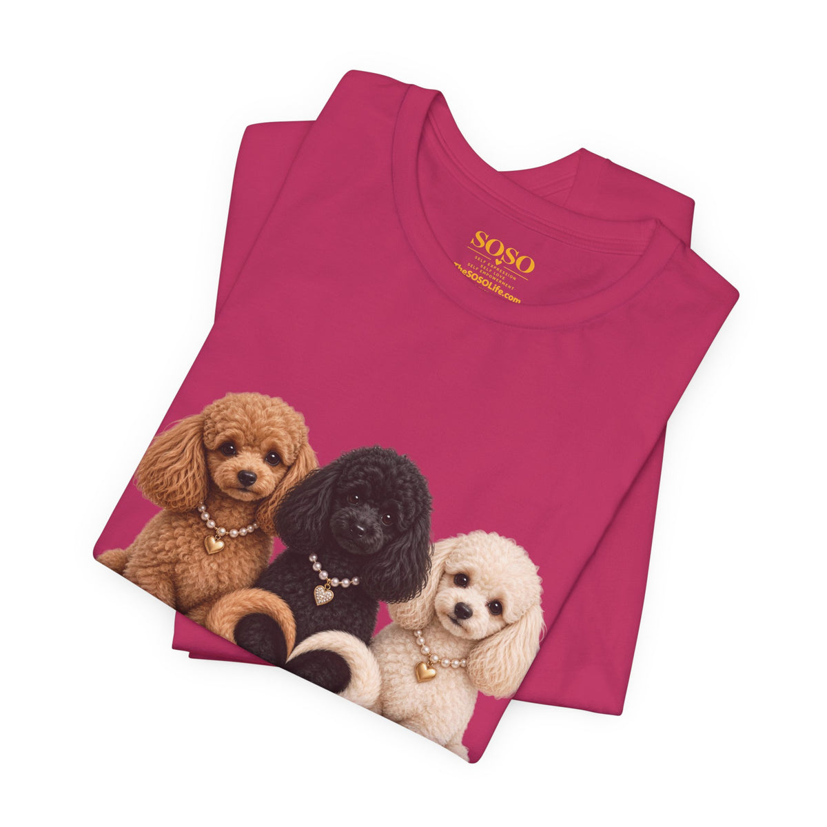 SOSO “Love, Unity & Kindness” Poodle Self-Expression Tee