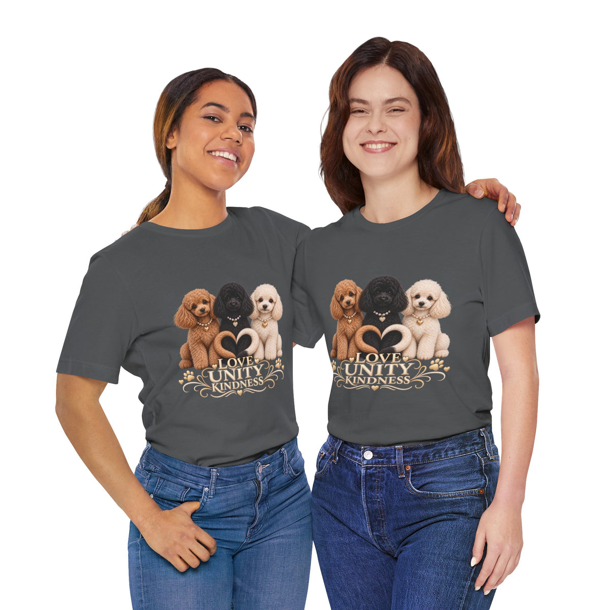 SOSO “Love, Unity & Kindness” Poodle Self-Expression Tee