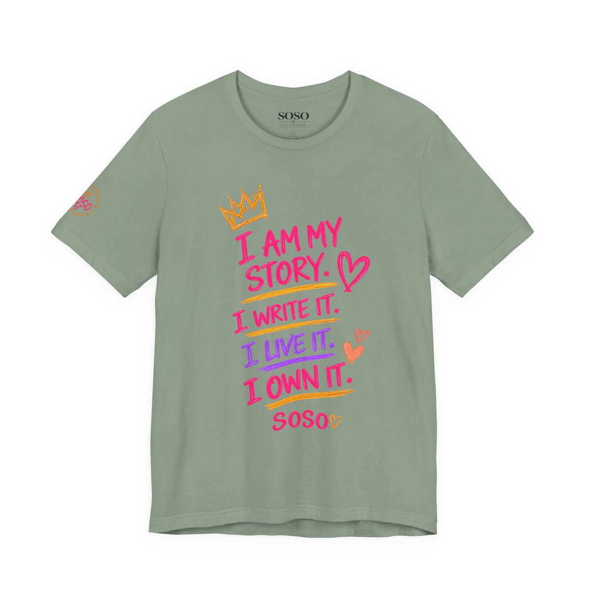 SOSO “My Story” Self-Expression Tee