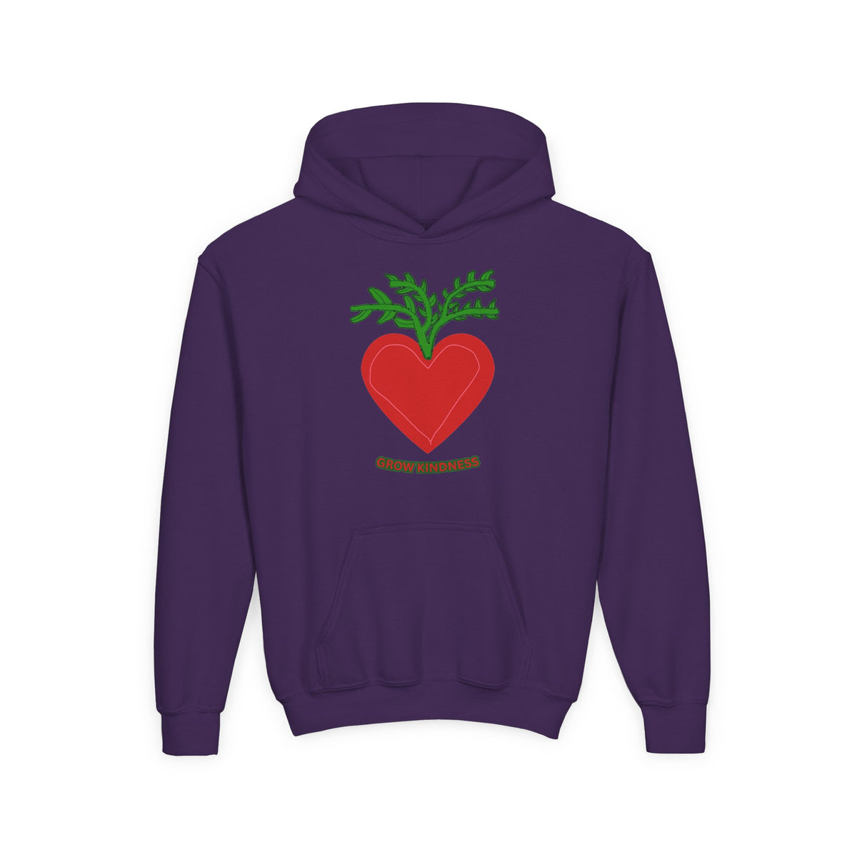 SOSO “Grow Kindness” Youth Self-Expression Pullover Hoodie