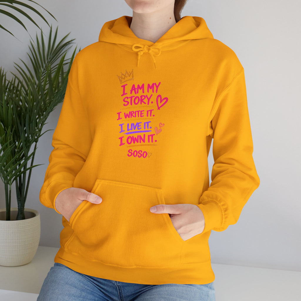 SOSO “My Story” Self-Expression Unisex Pullover Hoodie