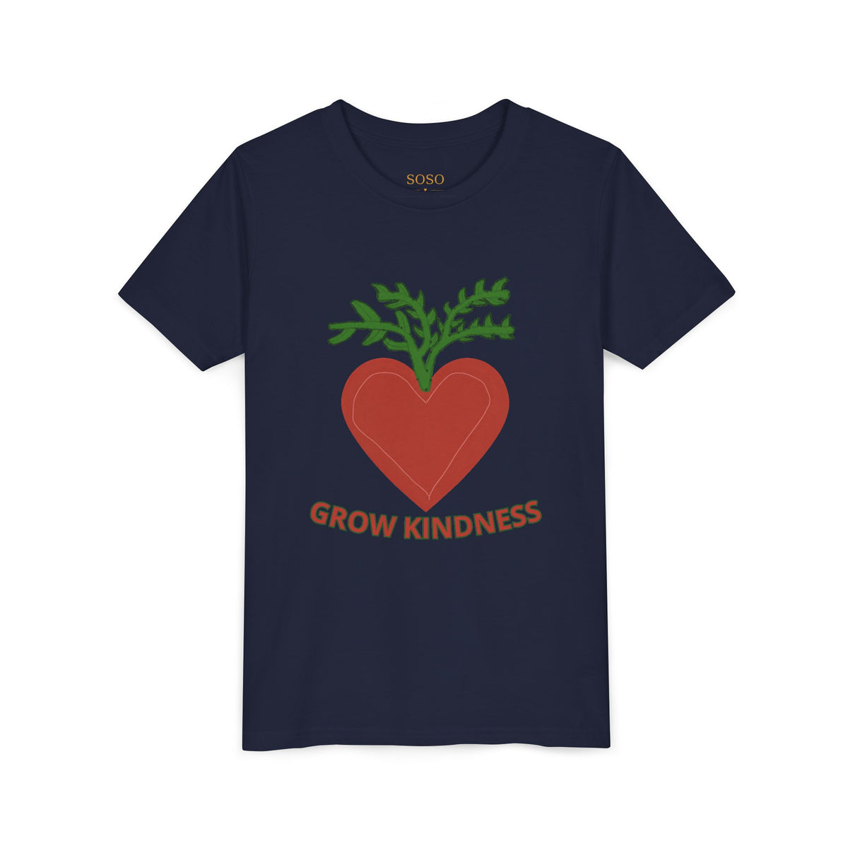 SOSO "Grow Kindness" Youth Self-Expression Tee