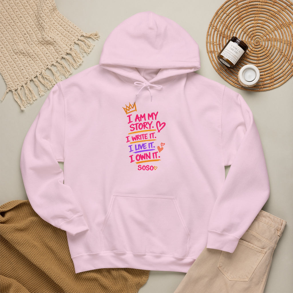 SOSO “My Story” Self-Expression Unisex Pullover Hoodie