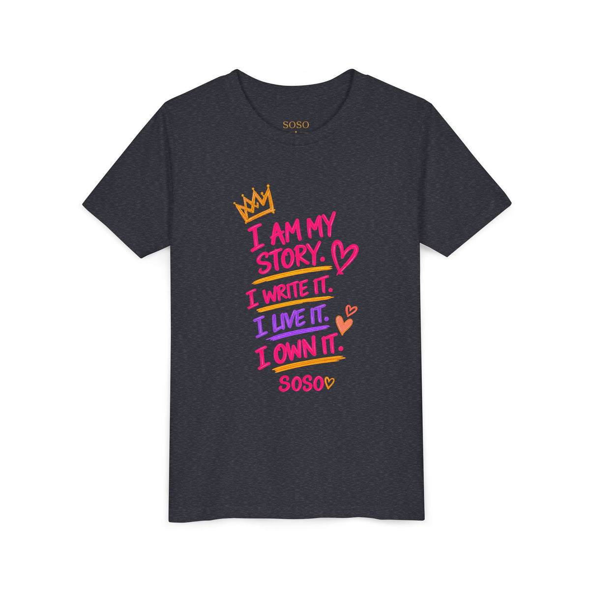 SOSO “My Story” Youth Self-Expression Tee