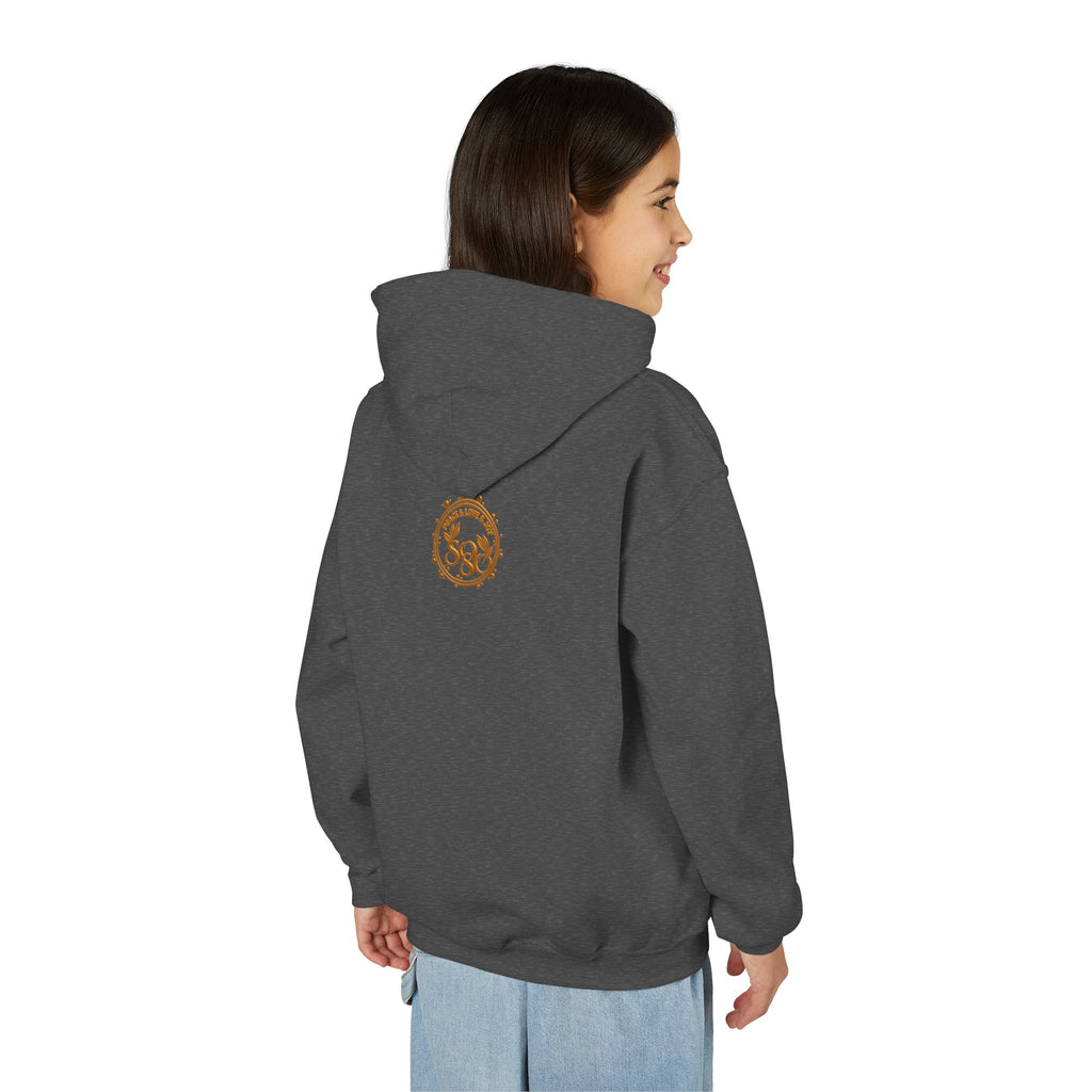 SOSO “Love, Unity & Kindness” Poodle Youth Self-Expression Pullover Hoodie