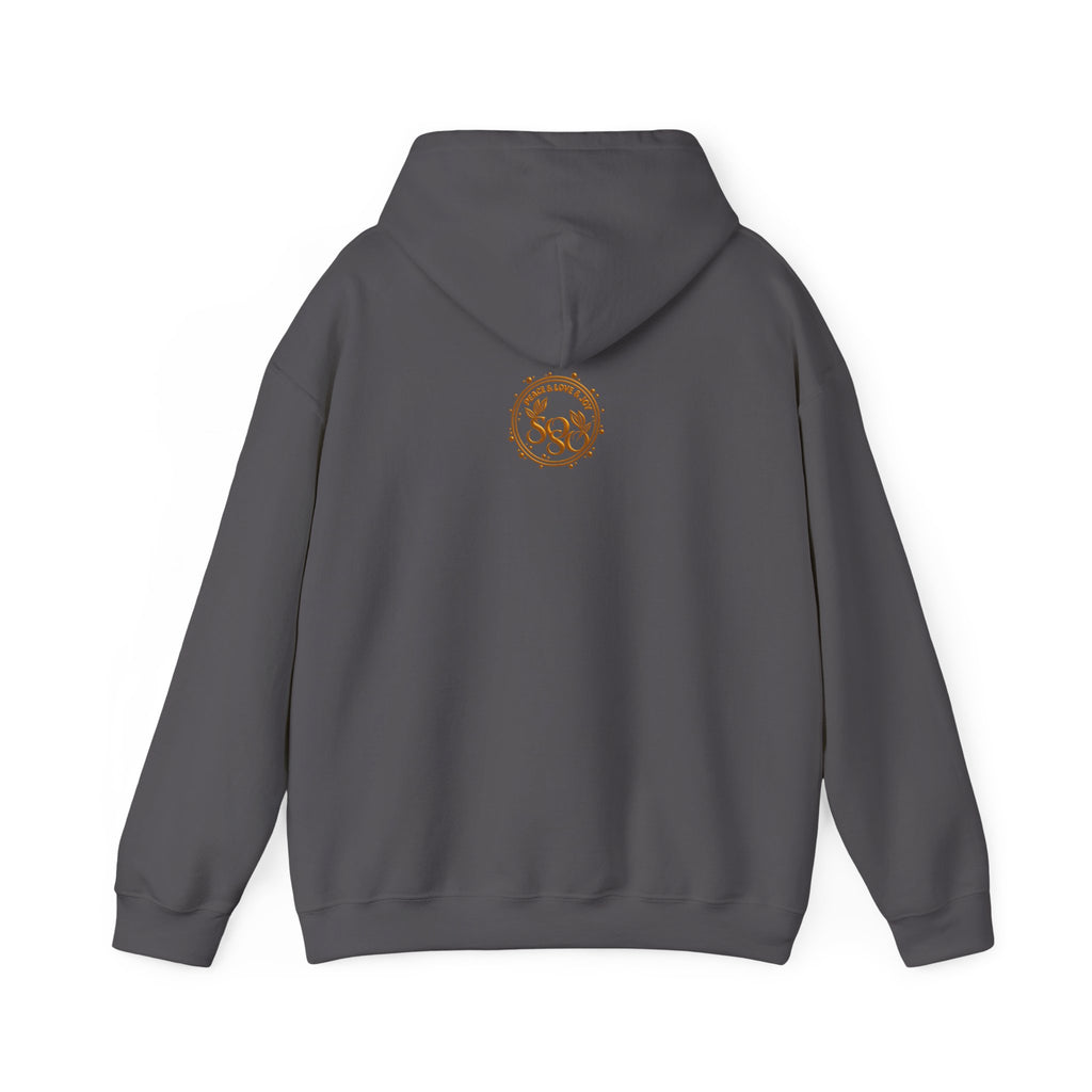 SOSO “Love, Unity & Kindness” Poodle Self-Expression Unisex Pullover Hoodie
