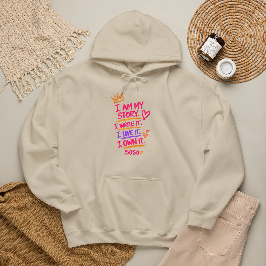 SOSO “My Story” Self-Expression Unisex Pullover Hoodie