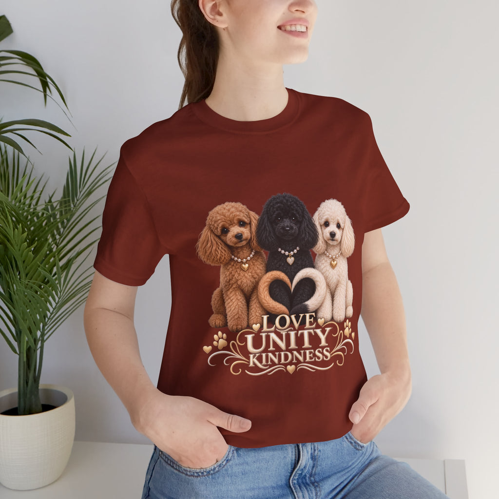 SOSO “Love, Unity & Kindness” Poodle Self-Expression Tee