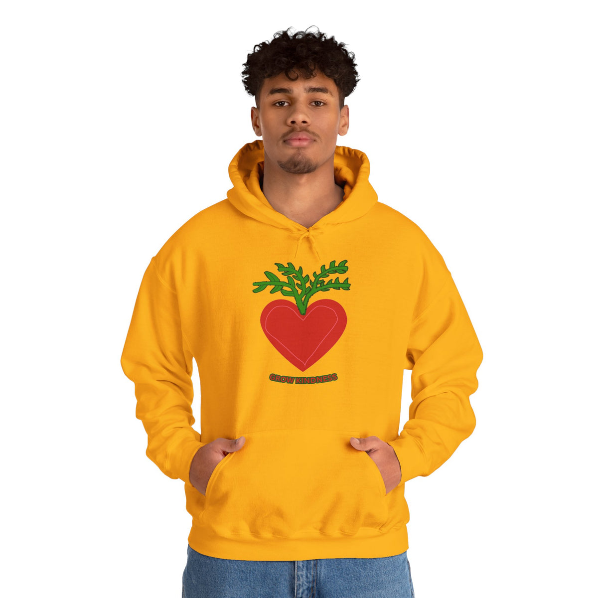 SOSO “Grow Kindness” Self-Expression Unisex Pullover Hoodie
