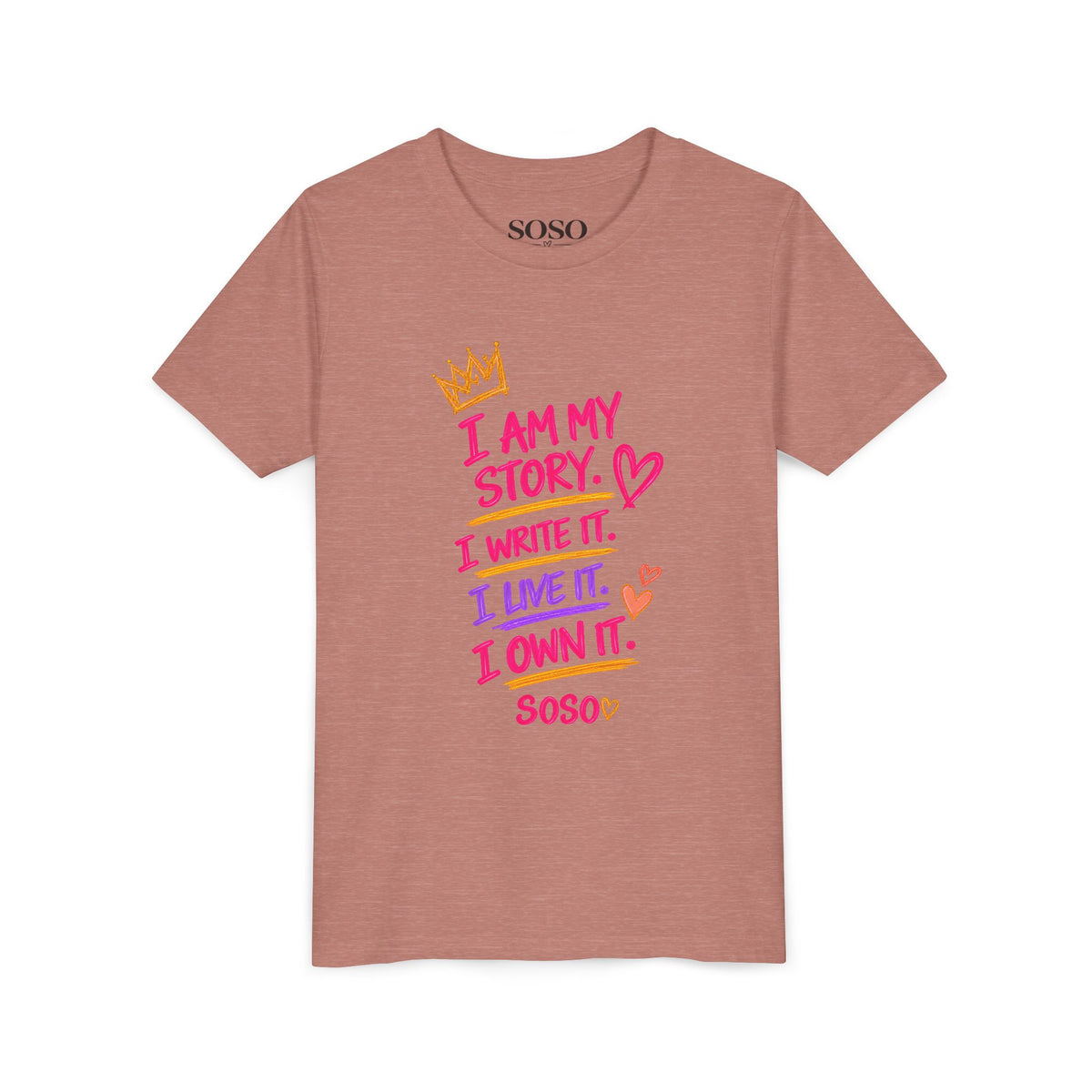 SOSO “My Story” Youth Self-Expression Tee