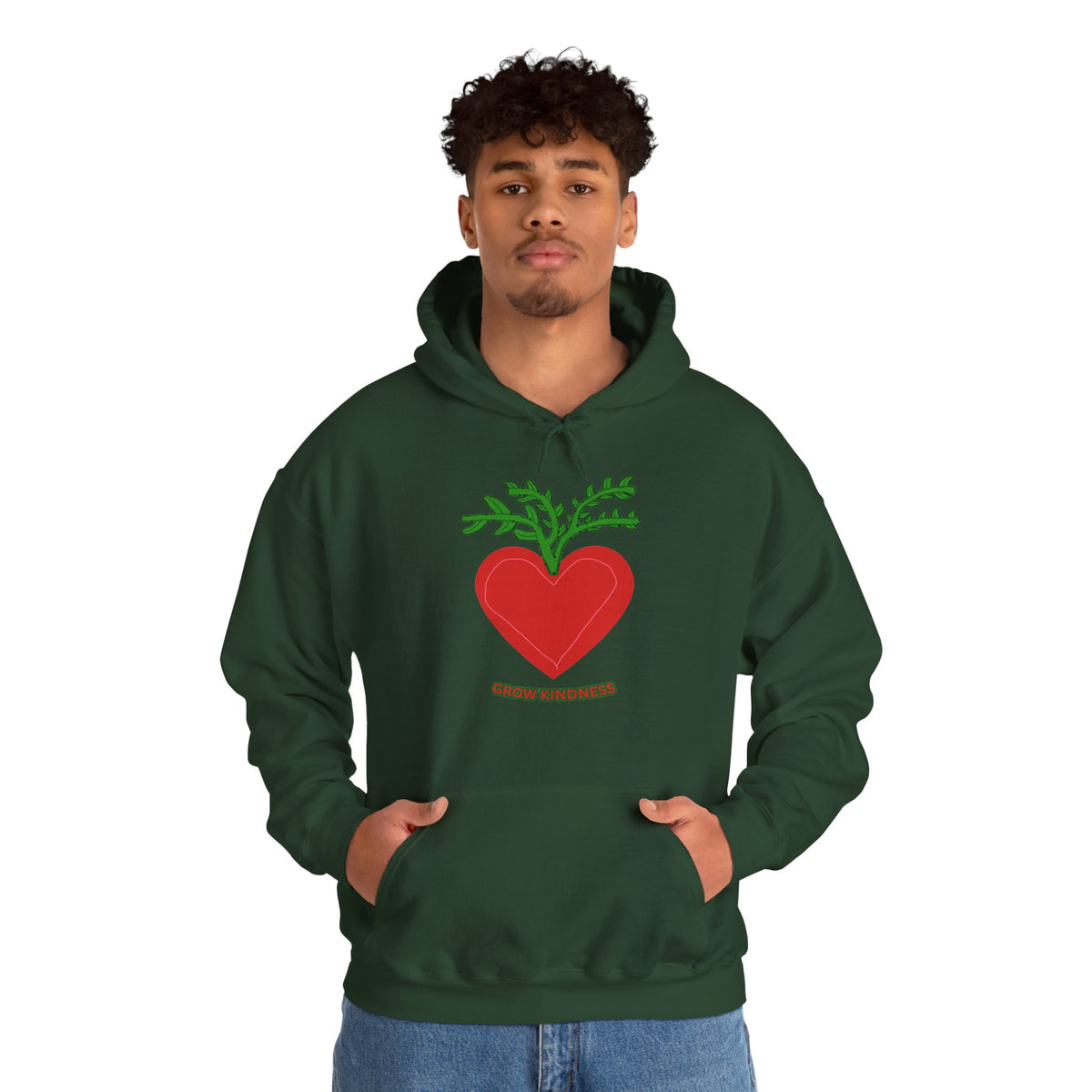 SOSO “Grow Kindness” Self-Expression Unisex Pullover Hoodie