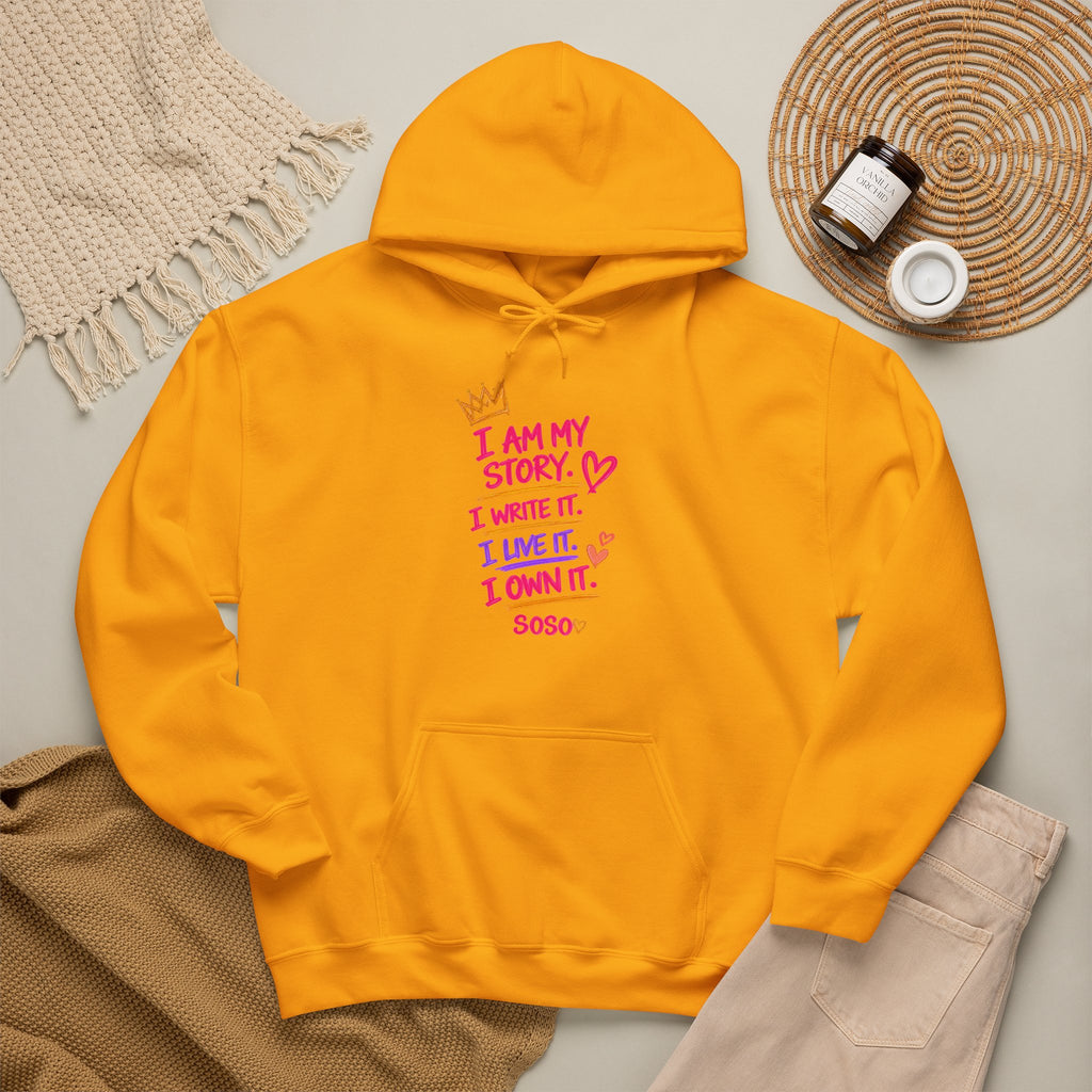SOSO “My Story” Self-Expression Unisex Pullover Hoodie