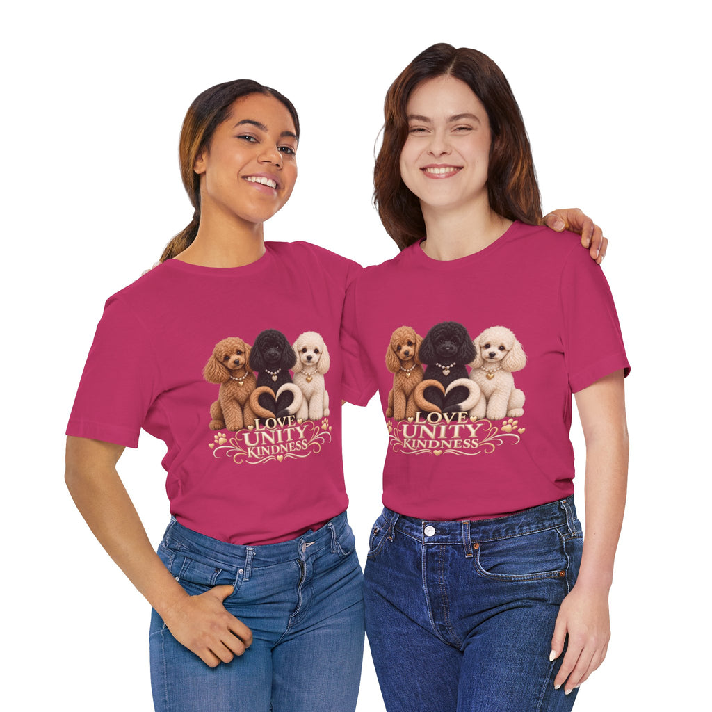 SOSO “Love, Unity & Kindness” Poodle Self-Expression Tee
