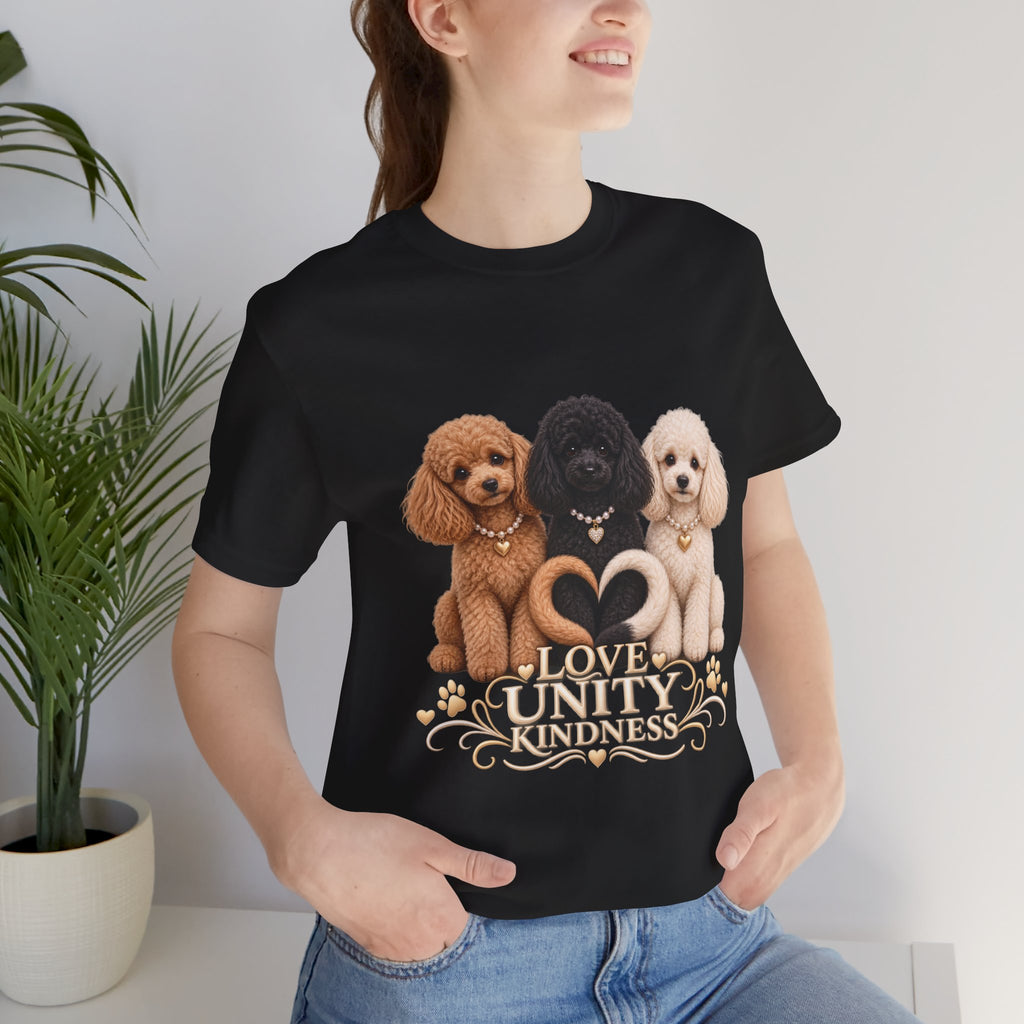 SOSO “Love, Unity & Kindness” Poodle Self-Expression Tee