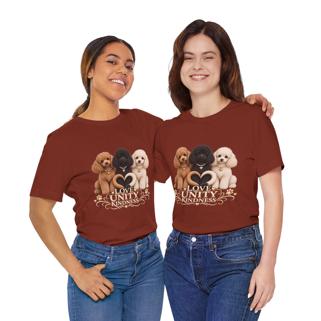 SOSO “Love, Unity & Kindness” Poodle Self-Expression Tee