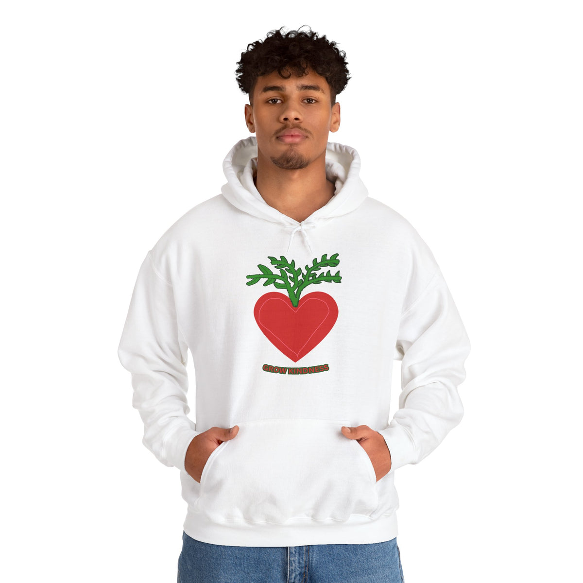SOSO “Grow Kindness” Self-Expression Unisex Pullover Hoodie