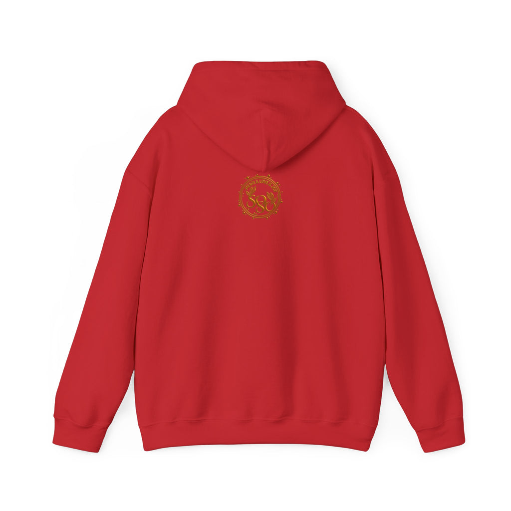 SOSO “Love, Unity & Kindness” Poodle Self-Expression Unisex Pullover Hoodie