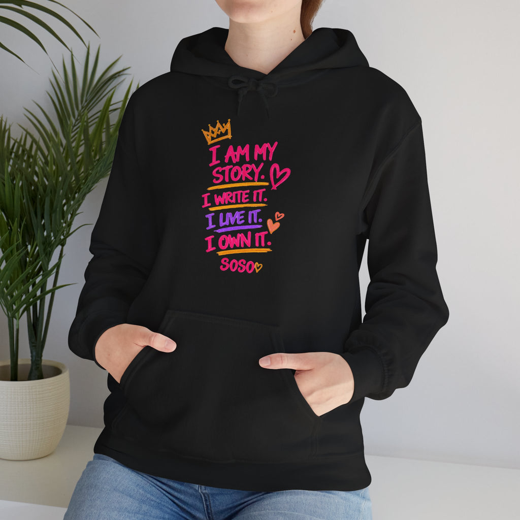 SOSO “My Story” Self-Expression Unisex Pullover Hoodie