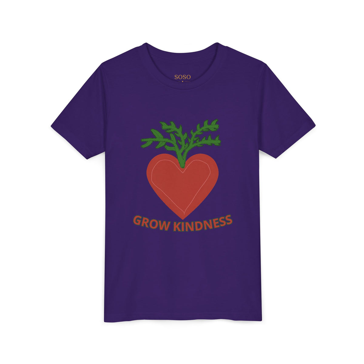 SOSO "Grow Kindness" Youth Self-Expression Tee