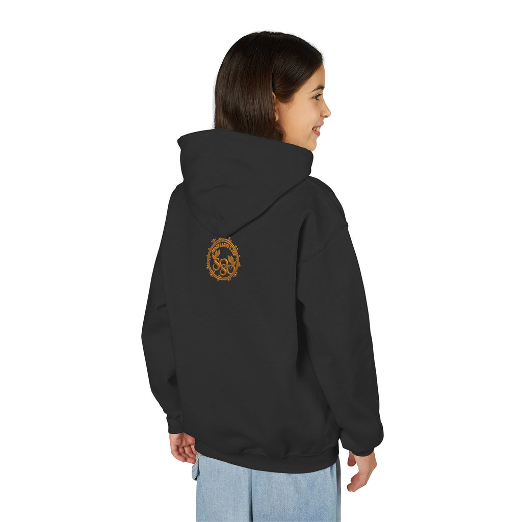 SOSO “Love, Unity & Kindness” Poodle Youth Self-Expression Pullover Hoodie