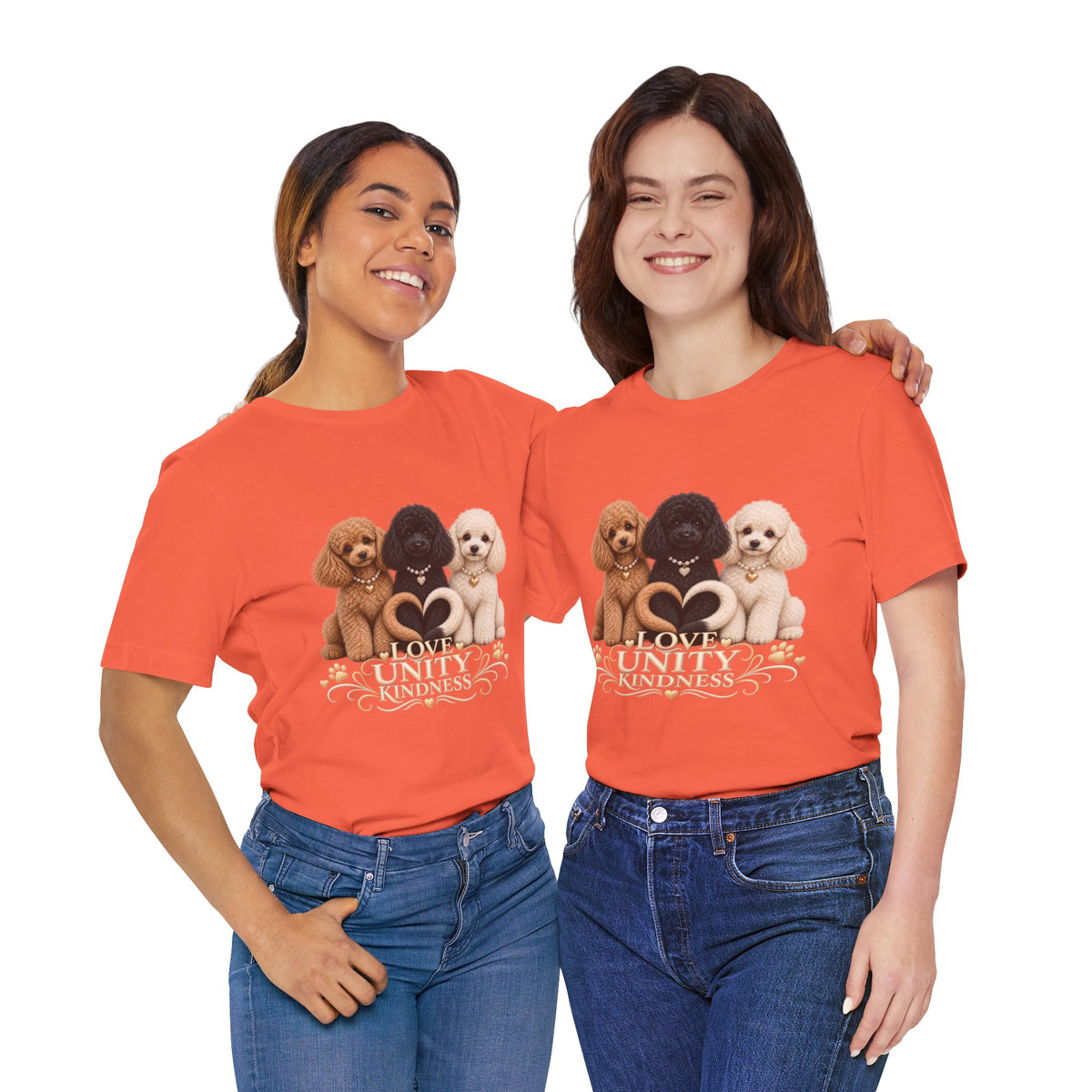 SOSO “Love, Unity & Kindness” Poodle Self-Expression Tee