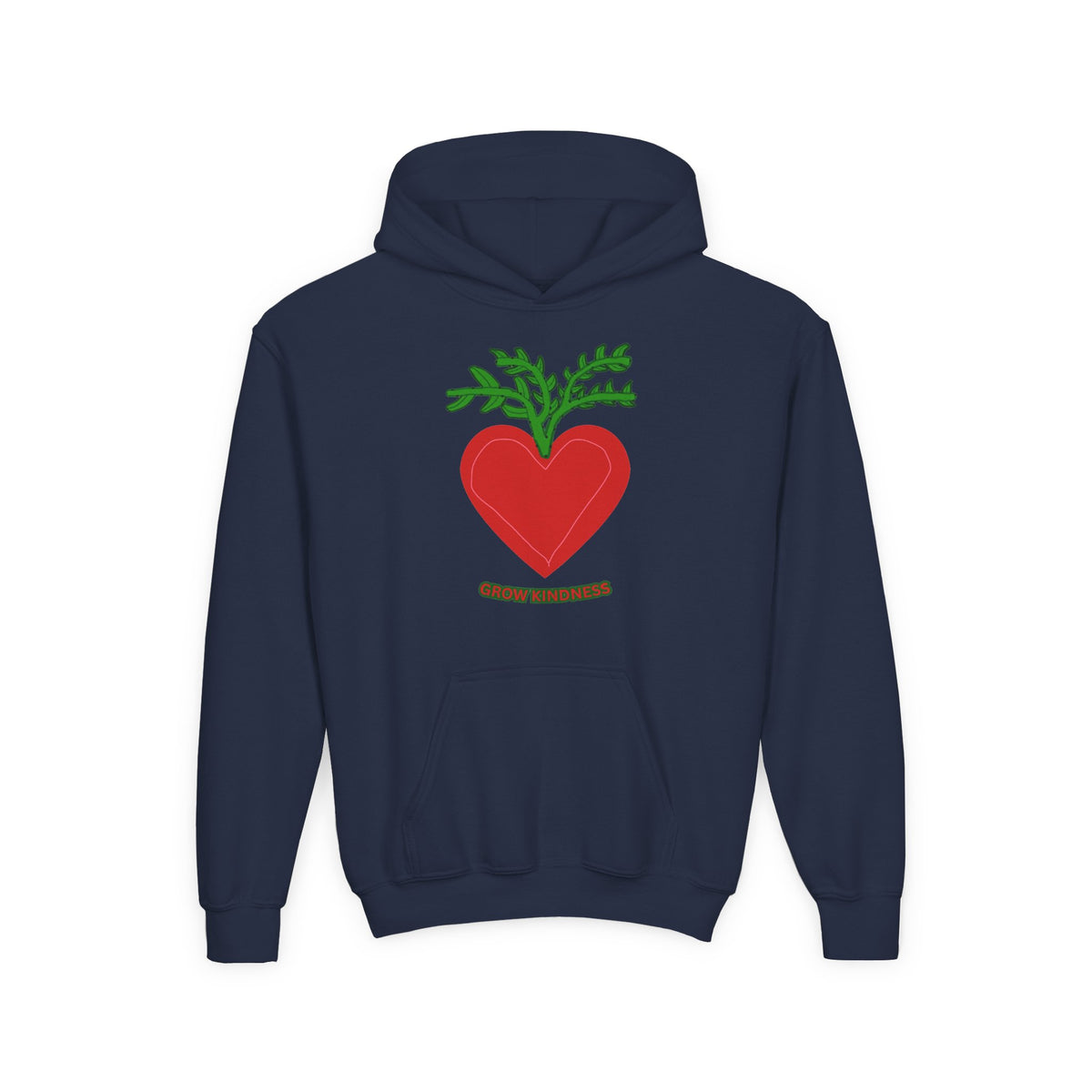 SOSO “Grow Kindness” Youth Self-Expression Pullover Hoodie