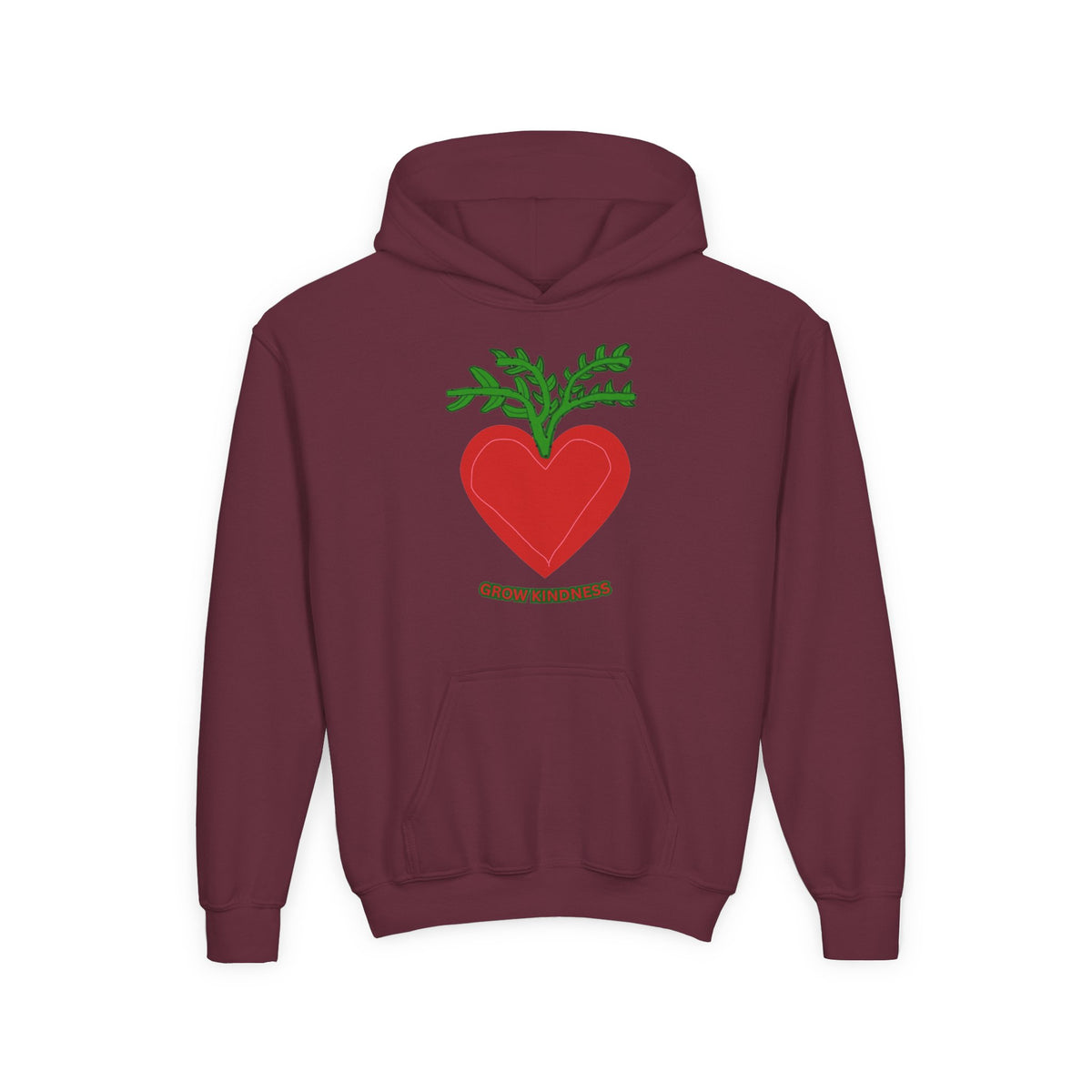 SOSO “Grow Kindness” Youth Self-Expression Pullover Hoodie