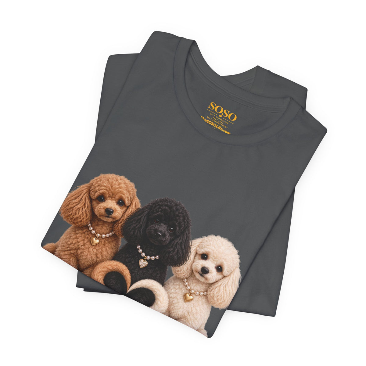 SOSO “Love, Unity & Kindness” Poodle Self-Expression Tee