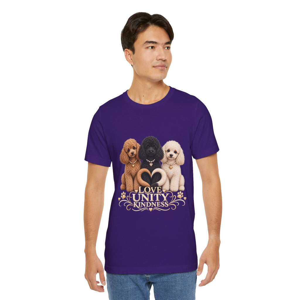 SOSO “Love, Unity & Kindness” Poodle Self-Expression Tee