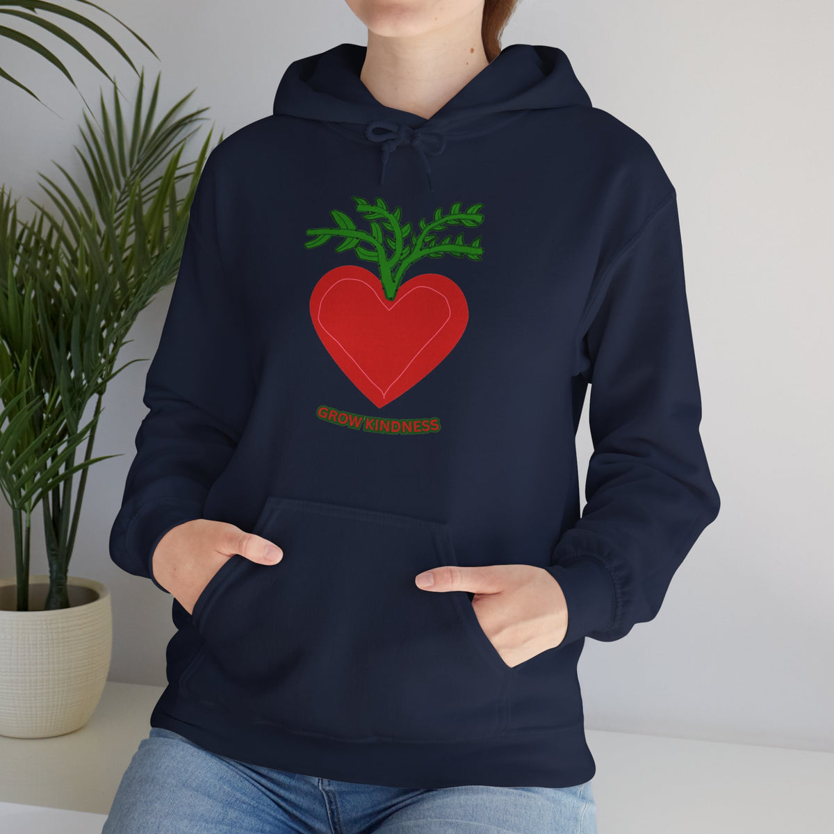 SOSO “Grow Kindness” Self-Expression Unisex Pullover Hoodie