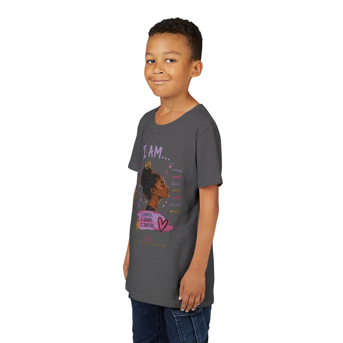 SOSO “I AM” Youth Self-Expression Tee