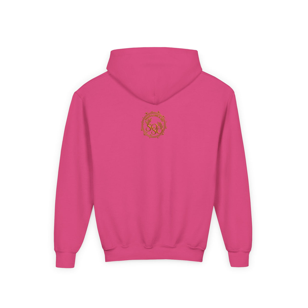 SOSO “Love, Unity & Kindness” Poodle Youth Self-Expression Pullover Hoodie